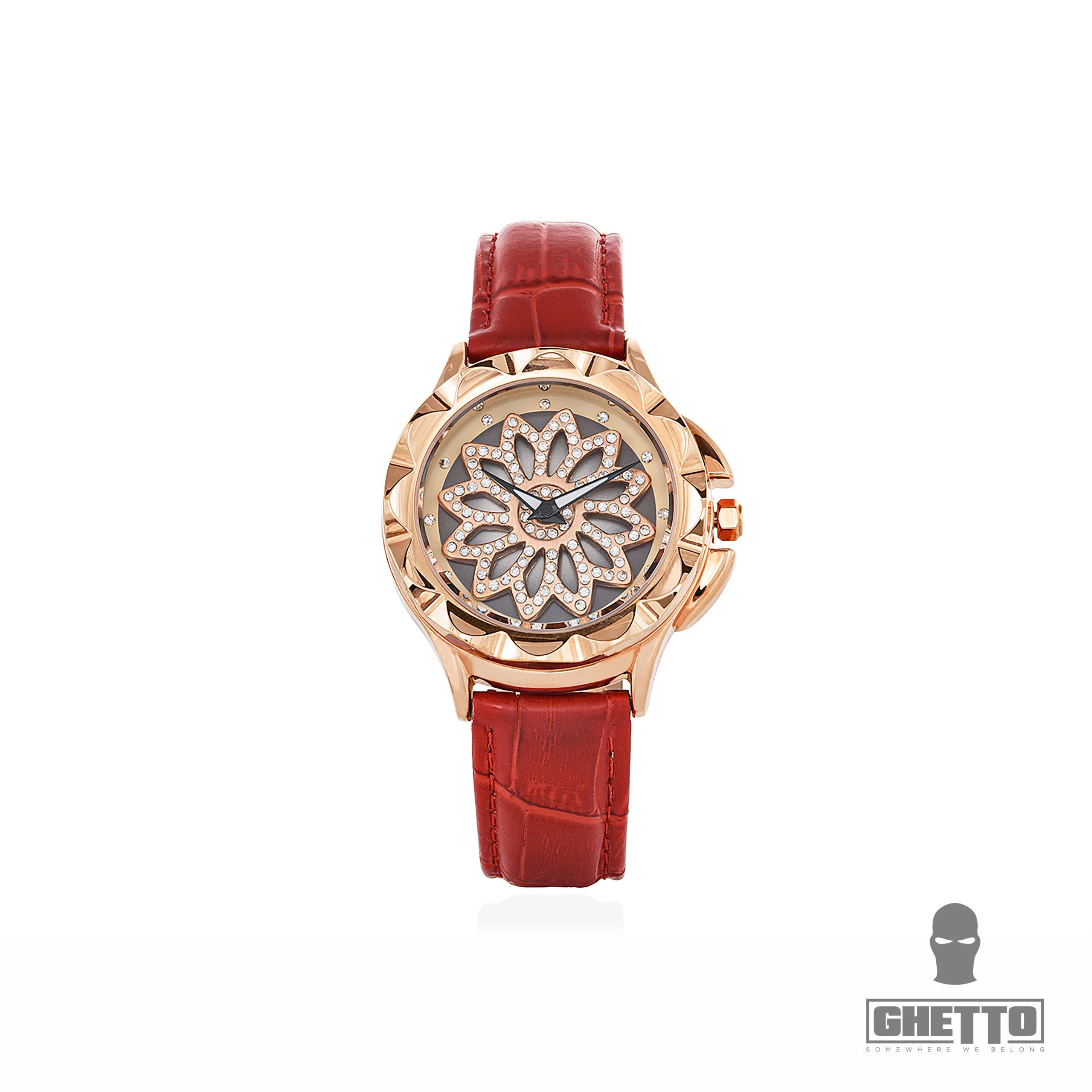 Ghetto Ladies Watch Colorfull Iced