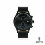 Ghetto Wrist Chrono Quartz ceas No-Name negru