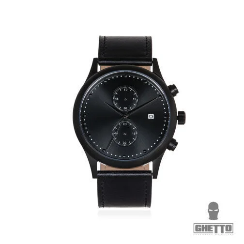 Ghetto Wrist Chrono Кварцов часовник No-Name Black