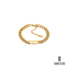 Ghetto Cuban Link Chain brățară SS