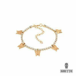 Ghetto Anklet Brățară Sweet Butterfly Bling