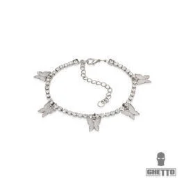 Ghetto Anklet Brățară Sweet Butterfly Bling
