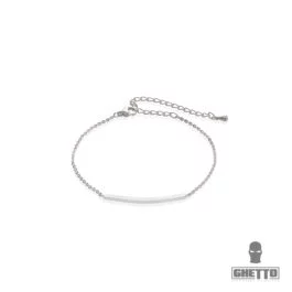 Ghetto Charm Brățară Curve Blank Bar