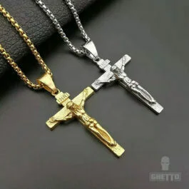 Ghetto Jesus Cross Stainless Steel