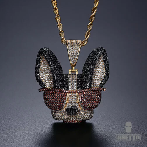 Fashion Bijuterii Bijuterii animale Câine Pandantiv Colier Hip Hop Colier Unisex