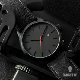 Ghetto Wrist Analog Quartz watch No-Name minimalist Black