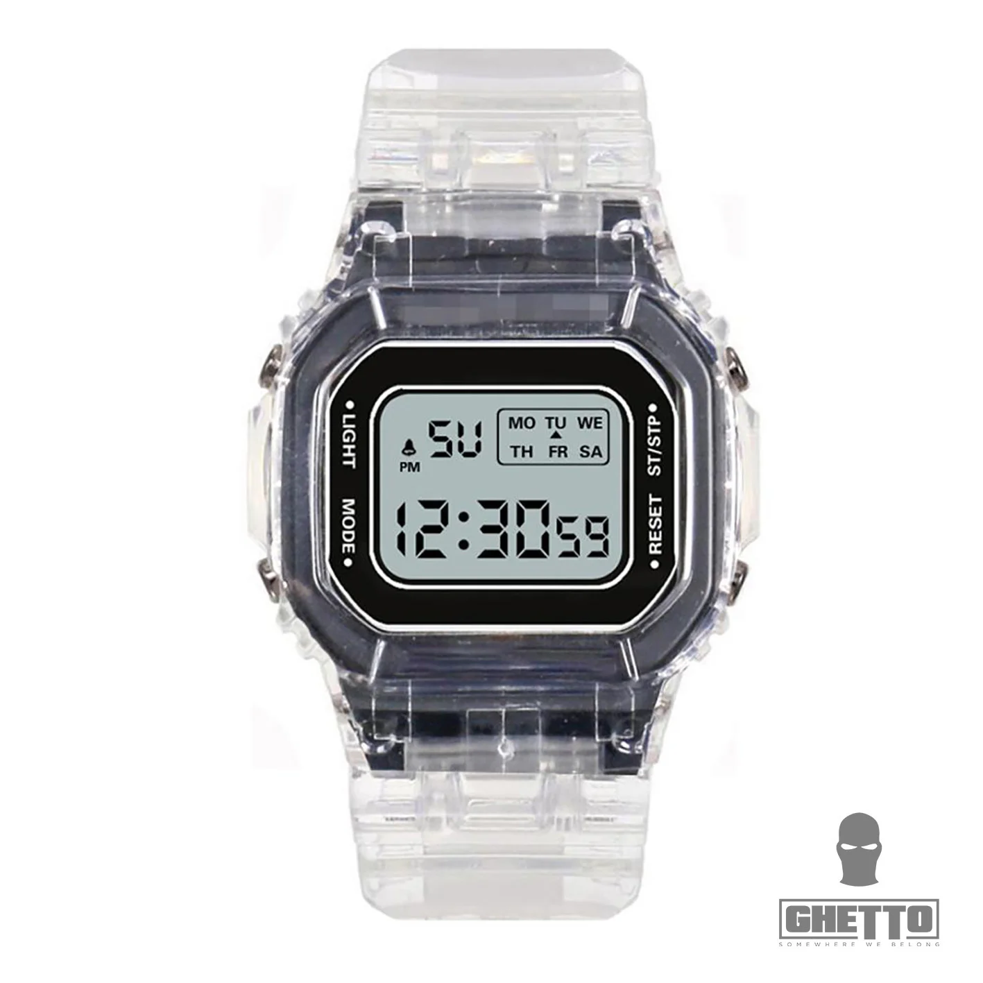 Ghetto Digital Sport Watch Unisex Fashion 2021