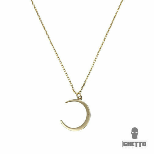 New Sweet Crescent Moon Silver necklace for women