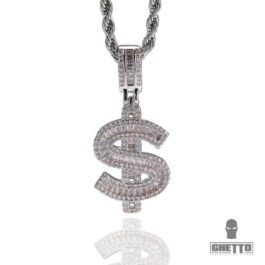 Ghetto Hip Hop Pendant US Dollars Sign Necklace