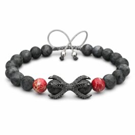 Ghetto Dragon Claw Macrame Bracelet.