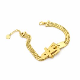 Ghetto 18k Gold Bracelet Belt Buckle.