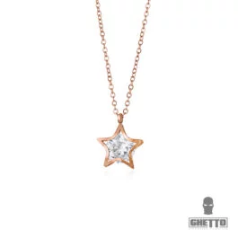Colier cu diamante Ghetto Star