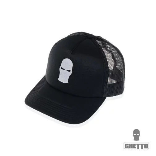 Шапка за рапъри Ghetto Mask Black & Grey (един размер)
