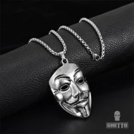Ghetto Big Pendant V for Vendetta Colier