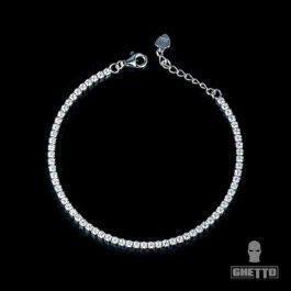 Ghetto Fashion Charming 925 Sterling Silver Tennis Bracelet