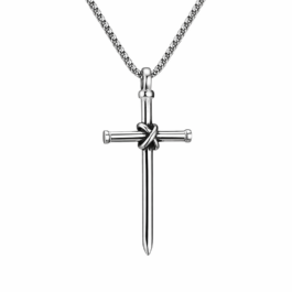 Ghetto Nail Cross Necklace