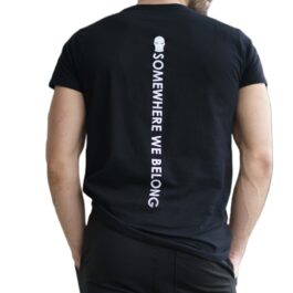 Ghetto Somewhere We Belong Black T-Shirt for Men | 100% Cotton