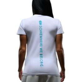 Ghetto Somewhere We Belong White T-Shirt | Women’s (Fit)