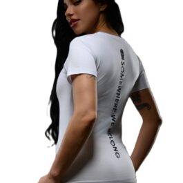 Ghetto Somewhere We Belong White T-Shirt | Women’s (Fit)