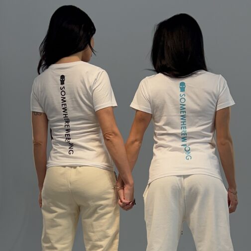 ghetto somewherewebelong white t shirt women's