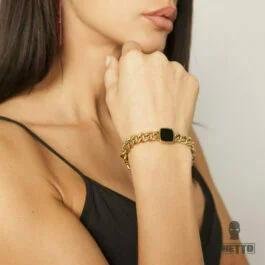 Ghetto Square Chain Bracelet for Women
