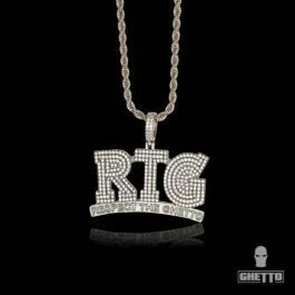 Ghetto Bling CZ Pandantiv Hip Hop Ediție limitată RTG