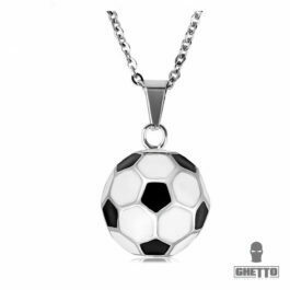 Ghetto Sport Necklace Football Pendant