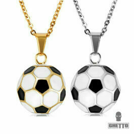 Ghetto Sport Necklace Football Pendant