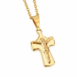 Ghetto Cross of Jesus Pendant Necklace