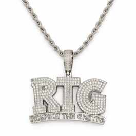 Ghetto Bling CZ Hip Hop Pendant Limited Edition RTG