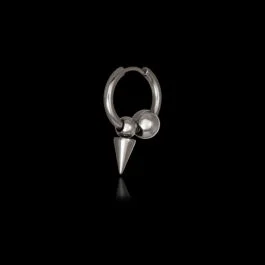Ghetto Kpop Pointed Hoop Earring 1 buc