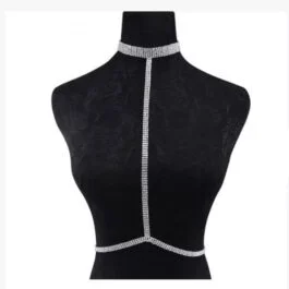 Ghetto Rhinestone Body Chain Necklaces Choker Waist Chain