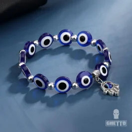 Ghetto Greek Eye Pendant Bracelet