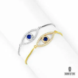 Ghetto Greek Eye Pendant Bracelet Charms Adjustable