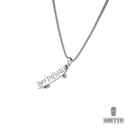 Ghetto Skateboard Pendant Hip Hop Necklace