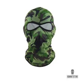 Ghetto Helmet Liner Balaclava Camouflage 2 Hole Unisex