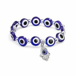 Ghetto Greek Eye Pendant Bracelet