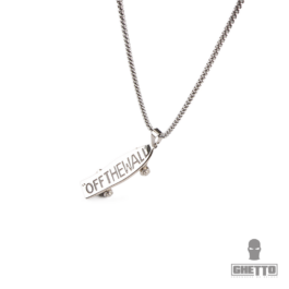 Ghetto Skateboard Pendant Hip Hop Necklace