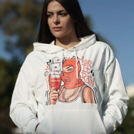 Ghetto White Sweatshirt Hip Hop Streetwear Unisex