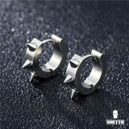 Ghetto Punk Style Titanium Steel Piercing Earrings