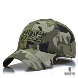 Ghetto Cap SWAT Army Camouflage Green 6-Panel