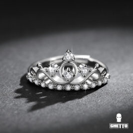 Ghetto Crown Zircon Ring for Women