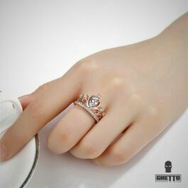 Ghetto Crown Zircon Ring for Women