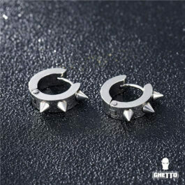 Ghetto Punk Style Titanium Steel Piercing Earrings