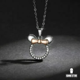Ghetto Cute Colier Minnie Cartoon pentru femei