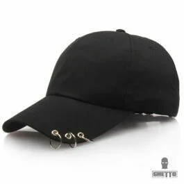 Ghetto Cap Kpop Iron 3 Rings 6 Panel