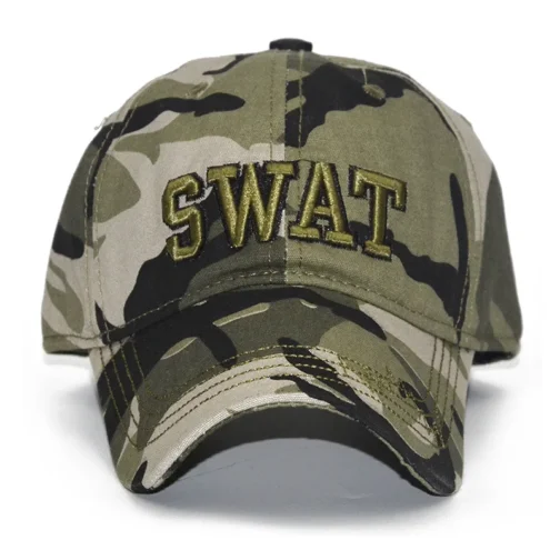 ghetto cap swat army camouflage green 6 panel