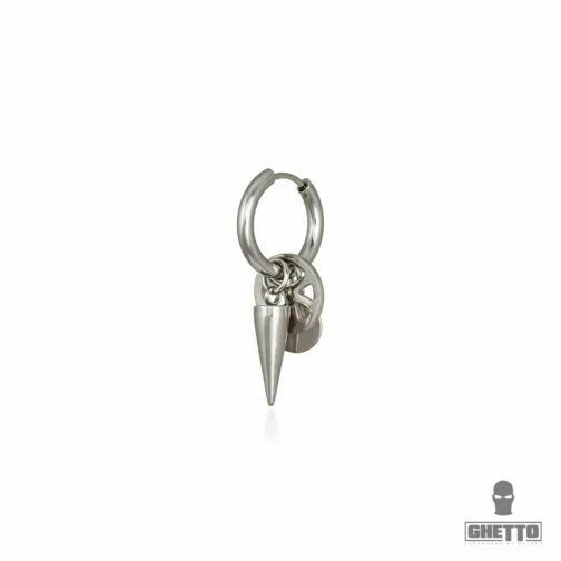 Ghetto Kpop Single Cone Peace Earring 1pcs