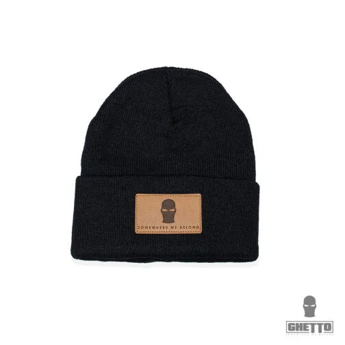 WARM Winter Beanie GHETTO Mask Somewhere We Belong Soft Winter Beanie GHETTO Mask Warm