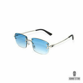 Ghetto Palette Sunglasses Silver Frame Unisex